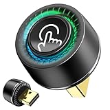 Versteckter CarPlay Wireless Adapter & Android Auto Wireless Adapter – Benutzerwechsel per Taste, 2026 Ultra-Mini, Stabil & ohne Überhitzung, kompatibel mit iPhone (iOS 10+)/Android 10+, USB-A/USB-C