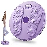 Twist Waist Disc mit Zähler: Twisting Fitness Taillentwister, Twist Waist Disc Board, Twist Board Abnehmen Geräte, Drehscheibe Balanceboard Twist Board Bauchtrainer für Fußmassage und Taille Übung