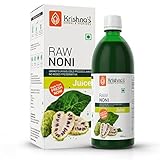 Krishna's Raw Noni Juice - 1000 ml | Preservative free | No added Thickener Color or Flavor | Sugar Free Juice | Enhance Energy | Made with Fresh Noni Fruit (Morinda citrifolia)