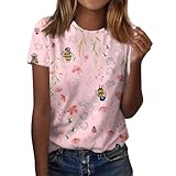 SCBFDI Personalisierte T-Shirts für Frauen Muttertag Muttertagsgeschenk Kleidung T Shirt Drucken mit Bild Damen Kleidung Elegant Geschenke für Mama Zum Geburtstag Rot S