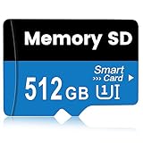 Ruoray SD Karte 512GB Speicherkarte SD Card Mini TF Karte 512GB SD Karten Wasserdicht Memory Card für Kameras,Tablet,Smartphones