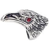 BESTonZON Herrenring Edelstahl Retro Design Leichter Finger Schmuck Modischer Vintage Look Alltagsschmuck Geschenk für Männer Vater Freund