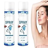 Dainty Removedor Spray, Dainty Spray Depilador, Schmerzfreies Haarentfernungsspray für Männer und Frauen, Feuchtigkeitsspendende Haarentfernung für Beine, Achseln und Arme (2)