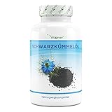 Vit4ever Schwarzkümmelöl - 420 Kapseln - 1000 mg pro Tagesportion - Ägyptisch, naturbelassen & kaltgepresst - Laborgeprüft