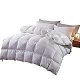 Modische weiche Gänsedaunen-Bettdecke, Winterdecken, Federbett, Steppdecke, gesteppt (Farbe: Weiß, Größe: 200 x 230 cm, 4 kg) (Weiß, 200 x 230 cm, 3 kg)