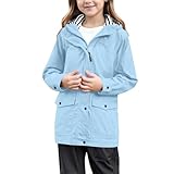 Generisch Regenjacke Kinder Wasserdicht Regenjacke Mädchen Herbstjacke Mädchen Comfortable Übergangsjacke Mädchens Softshelljacke Mädchens Regenanzug Kinder Softshelljacke Kinders 2025