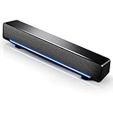 HEANTTV Computer Lautsprecher, Bluetooth Computer Soundbar mit HiFi Sound Qualität, USB Powered Gaming Lautsprecher, Monitor Lautsprecher für Desktop, PC, Laptops, Tablets, Smartphone