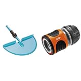 Gardena combisystem-Rasenkantenstecher: Rasenkantenschneider mit korrosionsgeschütztem Stahlblatt & Wasserstop 13 mm und 15 mm: Steckverbinder mit Aquastop, Powergrip, hohe Schlauchhaltekraft