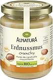 ALNATURA Erdnuss Mus crunchy mit Erdnussstuckchen 250g