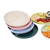 Fondueteller 2/6 Teiliges Set Fondue Teller Weiß mit 12 Fonduegabeln 22cm/8.7 inch