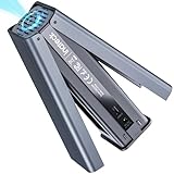 Inateck M.2 NVMe Dual-Bay SSD-Gehäuse, SSD Cloner mit Lüfter, 10Gbps USB-C NVMe Docking Station für NVMe SSDs PCIe 2230/2242/2260/2280 (M Key & B+M Key), SA02005