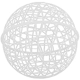 Angoily Rollbarer Hühnerkäfig 30cm Kugelförmiger Kleintierstall für Kaninchen und Vögel im Außenbereich mit Tragbarem Sicherheitsnetz