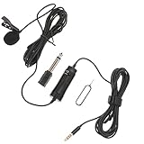 WHAMVOX 1 Satz Lavalier Mikrofon Ansteckmikrofon für Live Übertragungen Vlogs und Interviews Omnidirektionales Clip Mikrofon für Smartphones und Pcs Klare Audioaufnahme