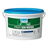 Herbol Profi DIN weiß Wandfarbe Innenfarbe matt, 12.5 Liter