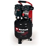 Einhell Kompressor TE-AC 135/24 Silent Plus (750 W., max. 8 bar, 24 l-Tank, 135 l/min Ansaugleistung, Motordrehzahl 1450 min^-1, Manometer, Schnellkupplung, ölfrei)