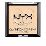 NYX Professional Makeup Can't Stop Won't Stop Mattifying Powder, Matte Finish, Farbton: Light