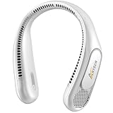 anysun Nackenventilator, Freihändiger Flügelloser Ventilator, Wiederaufladbar 6000 mAh Halsventilatoren, Kühlender Neck Fan, 3 Geschwindigkeiten, USB-Ventilatoren Geschenke für Männer, Frauen