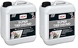 MEM Super Tiefgrund, Für saugende und nichtsaugende Untergründe, Innen und außen anwendbar, Einfache Anwendung, Lösemittelfrei, 5 l, Milchig-weiß (Packung mit 2)
