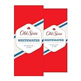 Old Spice Whitewater After Shave Lotion, 2er Pack(2 x 100 ml)