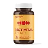 MOTIVITAL Motivation & Lebensfreude Kapseln, 60 Stück, vegan, Stimmungsaufheller mit Griffonia, L-Tyrosin und Rosenwurz, für Psyche, Nerven & Energie, Made in Germany