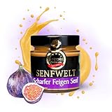 Altenburger Original Senfonie Premium Scharfer Feigen Senf 180 ml, scharfer Senf verfeinert mit Feigen Fruchtaufstrich