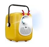 Acer - AOpen QF23s Powered by Acer LCD-LED Beamer - 1080p Full HD (1.920 x 1.080 Pixel), 6.500 LED Lumen, 1.000:1 Kontrast, Keystone, 2 x 3 Watt Lautsprecher, HDMI (HDCP), WLAN, gelb, Portable/Mobil