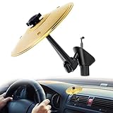 Zernblend Trommel, Schlagzeug Becken, Mini Schlagzeug, Car Crash Becken, Auto Crash Becken, Auto Trommel Lüftungsschlitz, Vehicles Inneneinrichtung(Gold)