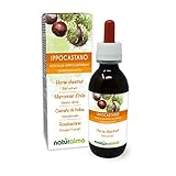 Rosskastanie (Aesculus hippocastanum) Alkoholfrei Knospen-Extrakt aus frishen knospen NATURALMA | Flüssig-Extrakt Tropfen 120 ml | Nahrungsergänzungsmittel | Veganer