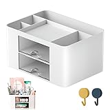 Rhitchy Schreibtisch Organizer, 7 Fächer Tisch Organizer mit Schublade Multifunktionaler Stiftehalter, Büro Organizer für Büro, Zuhause, Schule