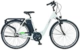 Prophete City E-Bike Geniesser, Elektrofahrrad 28', AEG EcoDrive C Mittelmotor, AEG SideClick Akku 576 Wh, Shimano Nexus 7-Gang Nabenschaltung, MAGURA hydraulische Felgenbremsen, Weiss