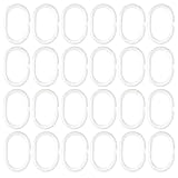 Aeuezxx Duschvorhangringe, 24 Stück Duschvorhang Ringe, C-förmige Duschvorhang Halterung, Duschvorhang Haken, Vorhanghaken, Vorhang Haken, Passend für Duschstangen