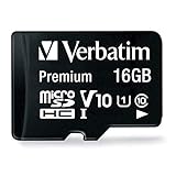 Verbatim Premium Micro SDHC Speicherkarte mit Adapter, 16...