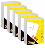 Idena 90951 - Kopierpapier DIN A5, 5 Packungen je 500 Blatt 80g/m², weißes Druckerpapier für Laser- & Inkjetdrucker