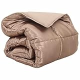 Vopese Winterbettdecke Gold 200 x 135 cm Satin und Mikrofaser Daunendecken, Bettwäsche Model42025836
