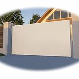 BBERHFNFZK 3x1.6m Patio Datenschutzbildschirm, Garten Ausziehbare Seitenmarkise, Datenschutzteiler Im Freien Für Deck Balkon Pools Dachterrasse