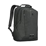 WENGER MX ECO Professional Laptop-Rucksack mit Tabletfach, Notebook bis 16 Zoll, Tablet bis 10 Zoll, Organizer, 20 l, Damen Herren, Büro Business-Reisen Uni, Schwarz, Nachhaltig, 612261