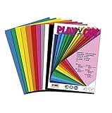 PLAY-CUT Tonpapier A4 (130g/m2) | 50 Bogen Din A4 Papier zum...