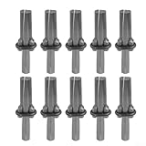 GLFLOW Stahlkeil-Unterlegscheiben-Set für Steinspaltung, 16 mm Durchmesser, Handwerkzeuge für Granitbeton, 10 Stück