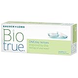 Bausch + Lomb Biotrue ONEday Tageslinsen, sphärische Kontaktlinsen, weich, 30 Stück / BC 8.6 mm / DIA 14.2 / -4 Dioptrien (1er Pack)