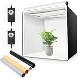 Yorbay Fotostudio Set 60 x 60 x 60cm CRI 95+ LED-Fotobox...