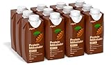 Vilgain Protein Milkshake, 33g Eiweiß pro Portion, Laktosearm, Fertiger Milchproteinshake, Hochwertige Zutaten, Ohne Künstliche Zusätze, Mit Stevia Gesüßt (12x330ml, Kakao)