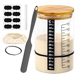 Gärglas - Sauerteig-Starter, Joghurt-Set | Backsupplies, multifunktionaler Anzuchttopf, Heim-Backausrüstung, Sauerteigbrot-Set für Anfänger, Eisengläser