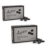 Amarelli - Spezzata Lakritz mit seiner und unverwechselbaren Geschmack - 2x100 gr