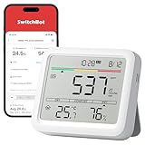 SwitchBot CO2-Melder, CO2 Messgerät mit Thermometer...