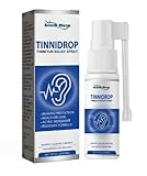 Tinnitus Relief Spray,Tinnitus Ohrentropfen,Earwax Cleaning Care Spray,Ohrenspray,Ohrenreiniger,Tinnitus Relief für Ringing Ears,Tinnitus Ohrtropfen,60ML