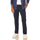 Amazon Essentials Herren Lässige Stretch-Chinohose mit sportlicher Passform (in Übergrößen erhältlich), Marineblau, 36W / 30L