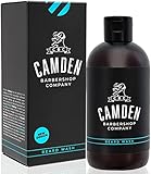 2-in-1 Bartshampoo von Camden Barbershop Company ● hergestellt in Großbritannien ● natürliche Bartpflege & Gesichtsreinigung ● frischer Duft ● ohne Parfüm ● 250 ml