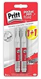 Pritt Korrektur Pocket Pen flüssig, 2-er Vorteilspack, 2x8 ml