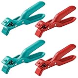 4 Stück Silikonzange Für Heißluftfritteuse, Heizplattengreifer Mit Festem Griff, Kochzange Für Airfryer Und Grill, Rouladenklammern, Ideal Für Heiße Oberflächen Und Lebensmittel