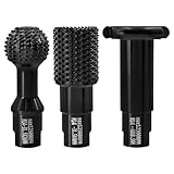 BGTEC Holzschnitzerei Raspel Bohreinsätze,3pcs Holzschnitzwerkzeuge mit M14-Gewinde Winkelschleifer-Zusatzgeräte Elektrische Schnitzwerkzeuge für die Holzschnitzerei Schleifen Polieren Schlitzen